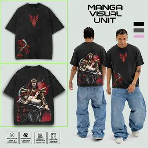 Red Rising The Reaper of Mars Oversize Heavyweight Drop Shoulder Cotton Washed Tees , Rise for Mars Design Clothes, Dystopian Sci-Fi Fan Apparel, red rising merch