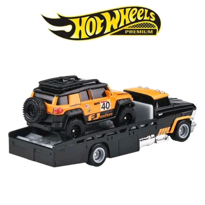 Hot Wheels Premium Team Transport Toyota FJ Cruiser & Horizon Hauler 1:64 Diecast Model Vehicles by Hot Wheels #81