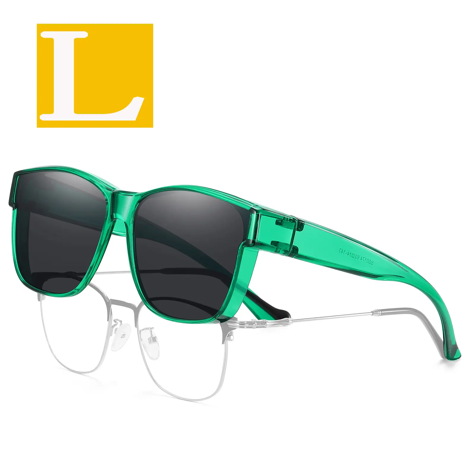 Dark Green Frame Lens