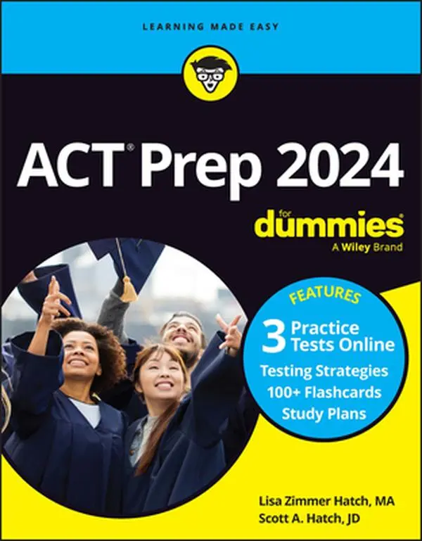 USED Book - ACT Prep 2024 for Dummies with Online Practice by Hatch, Lisa Zimmer (Paperback) - english
