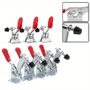 GH-201 Horizontal Toggle Clamp Quick-Release Toggle Clamps Set 27KG Vertical Toggle Clamp Hand Clip Tool clamps for woodworking