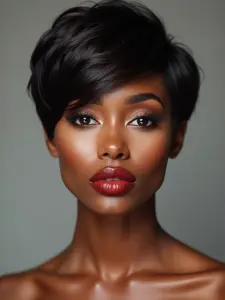 Women's Synthetic Wig Cap with Bangs, Elastic Net Headband, Easy Wear and Maintain, Perfect for Christmas/new Year/daily Use