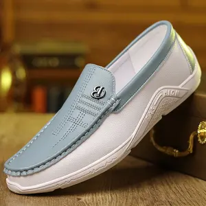 Men’s Casual Slip-On Loafers – Easy On/Off Walking Shoes for Everyday Comfor