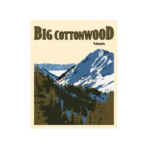 Big Cottonwood Poster Sticker