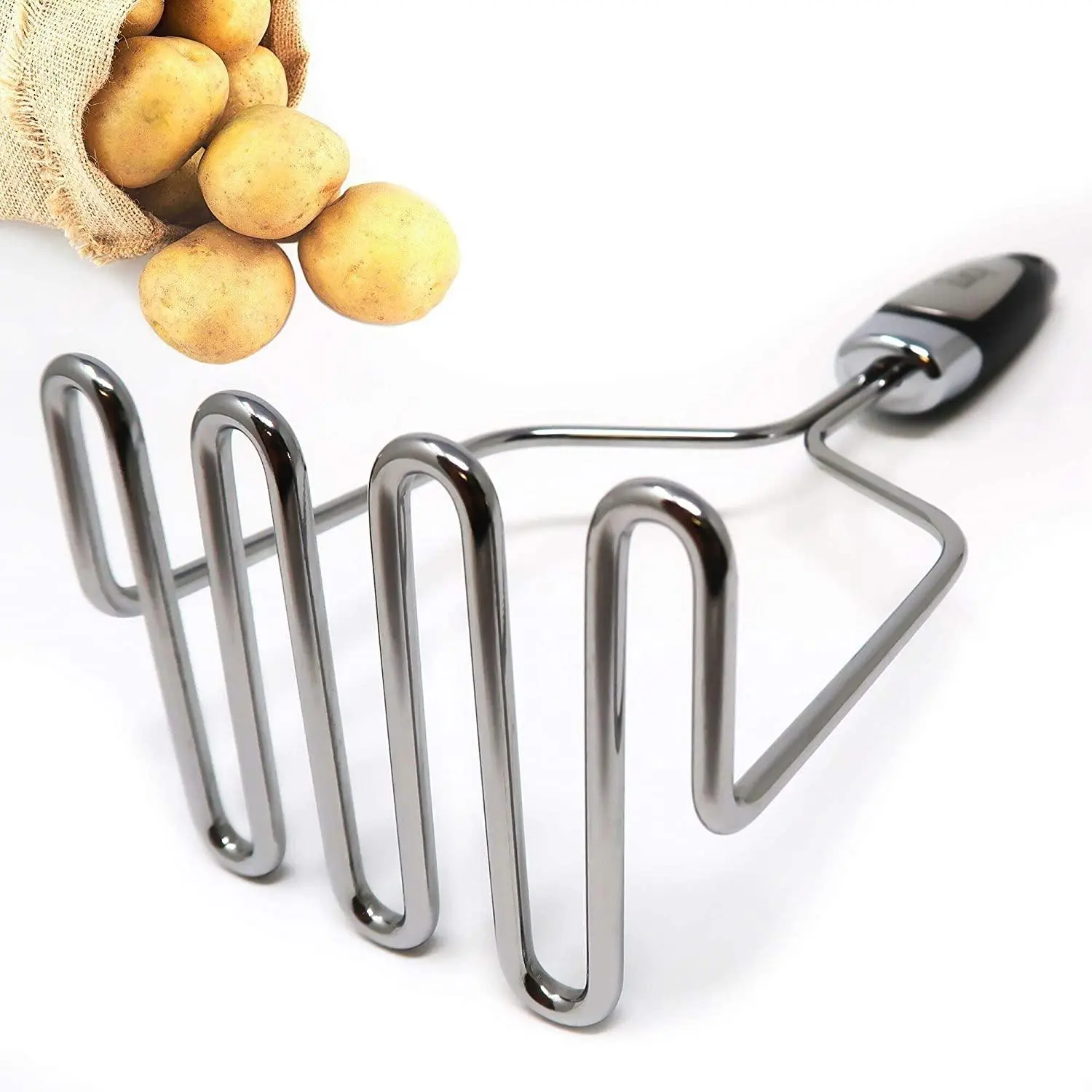 Zulay Kitchen Potato Masher Stainless Steel Zulay Kitchen Potato Masher Stainless Steel