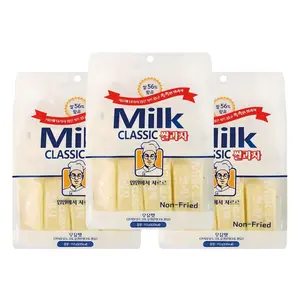 Milk Classic Rice Cracker 112g (3.95oz), Pack of 3, Individually Wrapped Crispy & Soft Oven-Baked Snack with Rich Milk Flavor