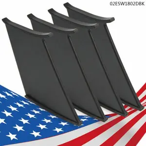 CROSSDESIGN 4Pcs Fit For 02-07 Subaru Impreza WRX STi Spoiler Wing Stiffi Support Stabilizer