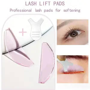 1pcs Reusable Eyelash Curler Pad, Ultra-Thin Soft Silicone Eyelash Curler, Suitable for Salon and Home Curling and Dyeing, Beauty Makeup Lifting Tool, Eyelash Extension Protective Patch Tool, Eyelash Extension Curler