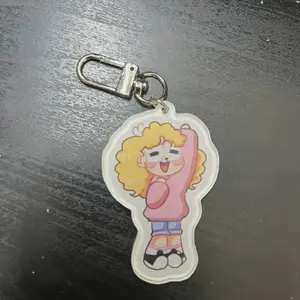 Yellowjackets Character Keychain - Clear Acrylic Charm, Birthday Gift