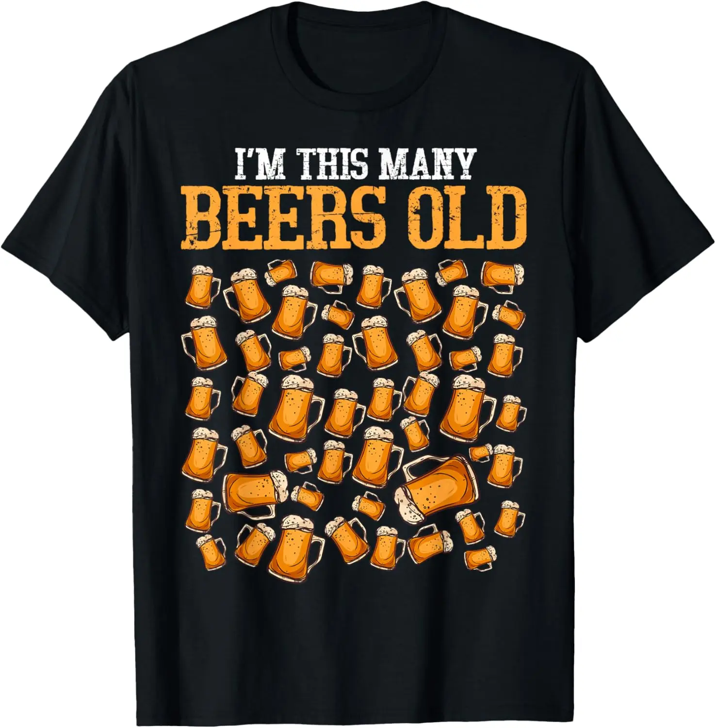 100% Cotton Funny 50 Year Old Beer Drinking Gag Gift 50th Birthday T-Shirt