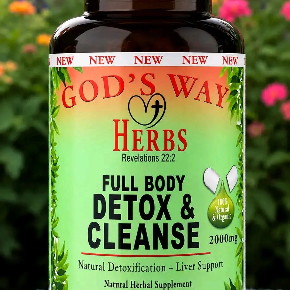 Full Body Detox & Cleanse Herbal Supplement