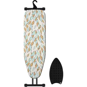 Ironing Board with Heat Resistant Cover,Foldable Full Size Iron Board,Sturdy Legs,,Wall & Closet Hanger (13x43)