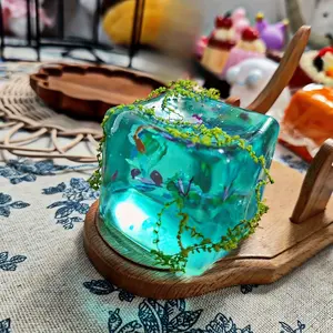 Dreamy Underwater Water Sensory Stress Relief Toy, Transparent Silicone Squishy Fidget Toy, Soft Smooth Squeezeable Relaxing Item, Kawaii Squishies Stress Relief Fidgeting
