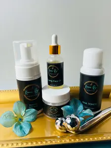 Foaming face + Daily facial Moisturizer + AHA Toner + Rosehip Oil Facial Cleansing Hydrating Moisture Facial Wash