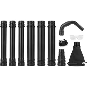 Gutter from the Ground, Leaf Blower with Angle Hook Tube, Compatible with blowers Within Diameter, Black