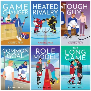 Game Changers Series 1–6 Book Collection by Rachel Reid – Paperback Box Set | Game Changer, Heated Rivalry, Tough Guy, Common Goal, Role Model & The Long Game | LGBTQ+ Hockey Romance Books