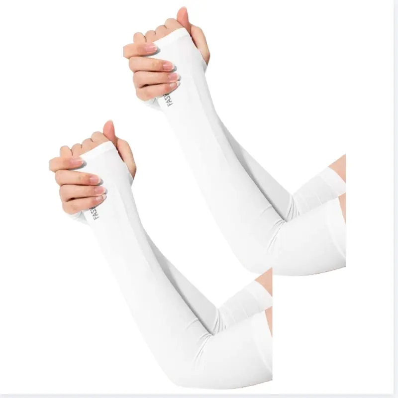 Unisex Protective Arm Sleeves - Cotton Cool-Feel Fabric, All Seasons, Quick-Dry, Lightweight, UPF 50+ Sun Protection, Thumb Holes, Universal Fit for Driving, Gardening, Fashionable Outdoor Sports