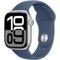 Aluminum Silver + Denim Sport Band