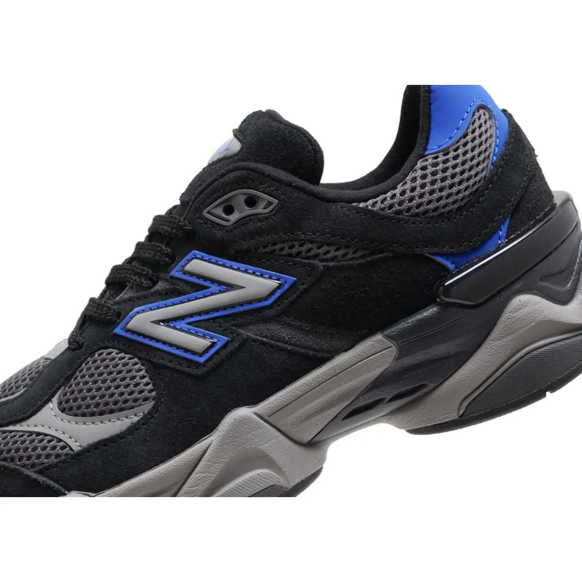 New Balance 9060 Black Racer Blue GC9060JL GS & Women's Fashion