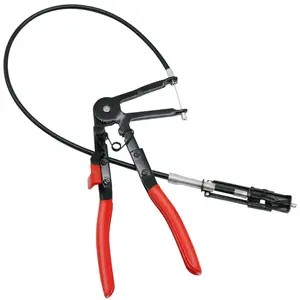 Flexible Hose Clamp Pliers Tool, Clamp Tight Wire Tool with Cable, Hose Clamp Removal Tool, Clamp Pliers, Wire Long Clip Removal Tool, Heavy Duty, Hardware, Industrial