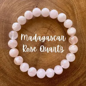 1Pc Beautiful Pink Crystal Round Beads Geometric Fashion  Beaded Bracelet Pink Woman Party Dating Birthday Gift