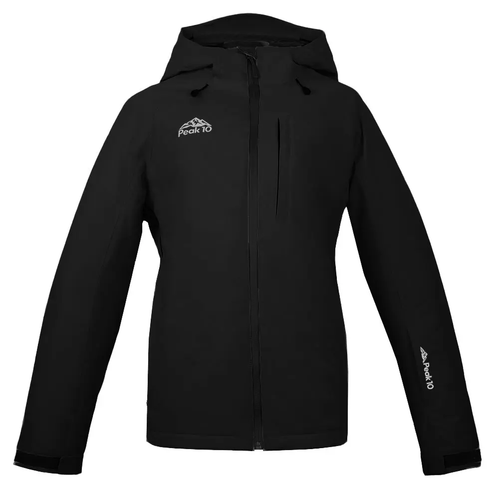 Mens Midnight Black Slopeside Ski Jacket