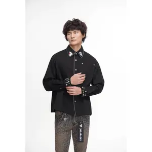 Regalia Black Button Down