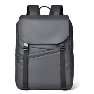 Men's Backpack with High-End Feel, Large Capacity, Lightweight, High-End Flap Travel Backpack, Laptop Bag, College Student Backpack