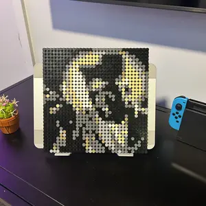 Like Him DIY Mosaic Kit 32x32 Stud Baseplate 10x10 Pixel Perfect Design for Music Fans and Collectors
