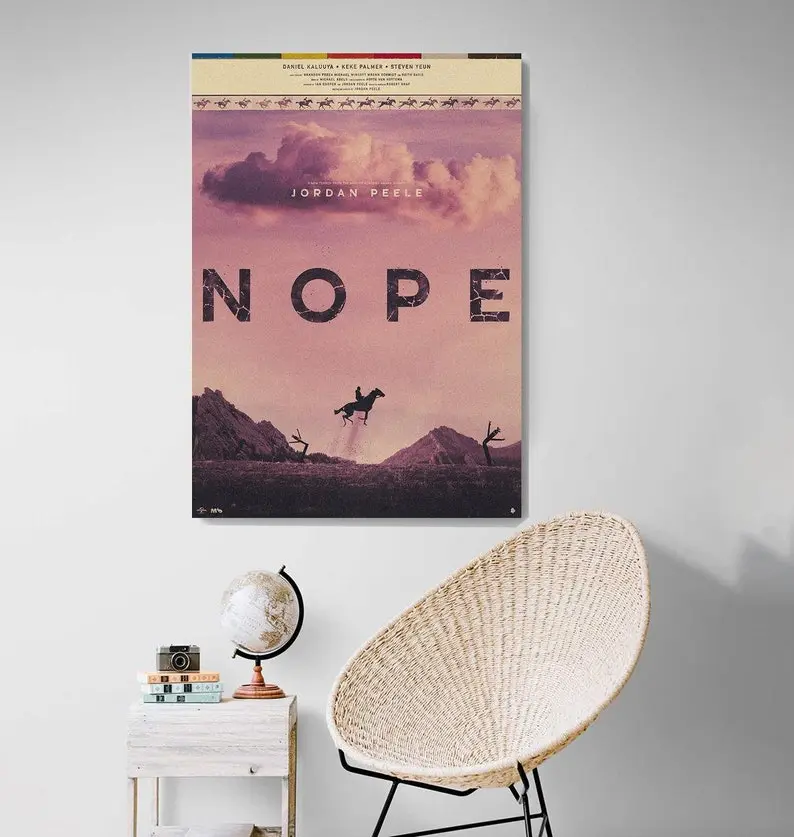 Nope Movie Poster, HD Wall Art  Painting For Home Decor