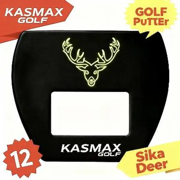 KASMAX Golf   golf clubs  Putter, Men's Mallet Putter with Oversized Grip, 34"/35" Length, 3° Loft, High MOI Design for Stability, Right Hand Golf Club with Head Cover