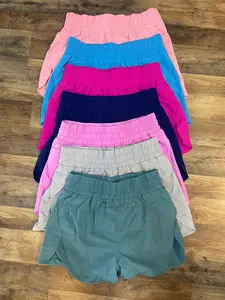 Windbreaker Smocked Shorts