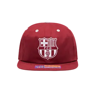 Barcelona Bankroll Snapback Hat – Retro Grunge Unstructured Cap