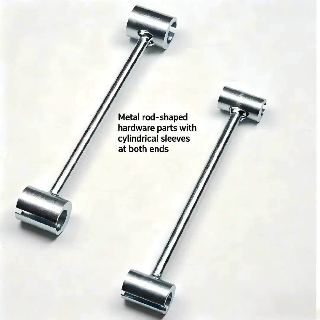 Metal Rod-Shaped Door Hinge Adjuster Wrench with Dual Cylindrical Sleeves - Rod Handle, Precision Fit Anti-Theft Door Flag-Style Pivot Tool for Installation, Closing Self-Adjustment, Ideal for DIY Enthusiasts, Homeowners
