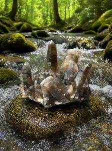 Smoky Quartz Point Cluster #4