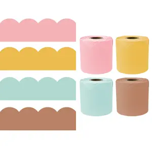 Carson Dellosa 65' Boho Sunset 4 Pack Rolled Bulletin Board Border Set (4 rolled borders)