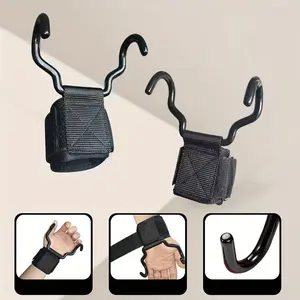 Professional Training Level Fitness Wrist Straps for Pull-Ups - Home Pull-Up Assist Device + Deadlift Wrist Protection Band, Adjustable Non-Slip Equipment for Strength Training, Suitable for Both Men And Women