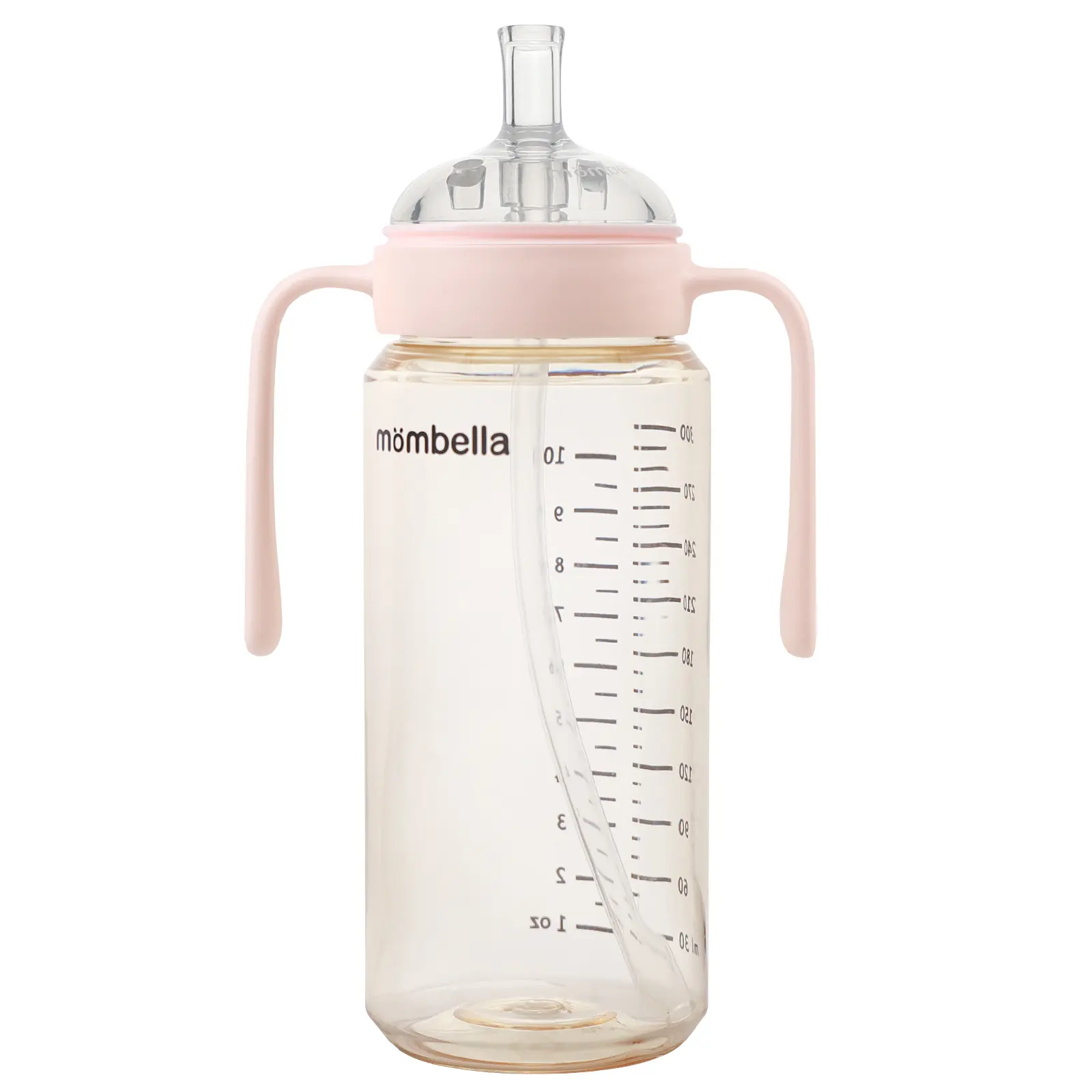 Mombella Straw Sippy Cup Hands Free Baby Bottle