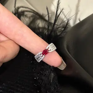 【#ZA244】(Lyra) Lab Made Gemstone Fashion jewelry Ring