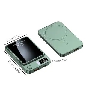 Fast Charge Power Bank with Wireless Charger multifunctional power Ultra-Thin Wireless Phone Smartphone