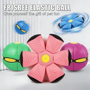 Magic Flying Saucer Ball Bouncy Stomp Ball Foot Pressure Decompression Vent Ball Indoor Outdoor Pet Children's Toys
