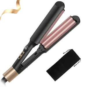 Portable Hair Curler, Heated Curler, 1 Box Hair Straightener & Curler, Hair Styling Tool for Women & Girls, Professional Hair Styling Tool for Home & Salon Use