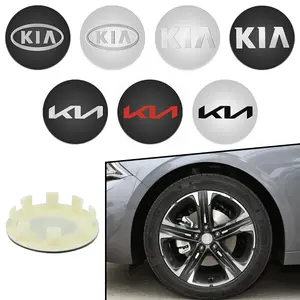 4PCS 58mm Car Wheel Hub Center Caps Rim Cover Badge Emblem Auto Accessories For KIA Rio 3 4 K3 K5 K9 KN Ceed Sportage Picanto Cerato Forte Stonic Sorento Soul