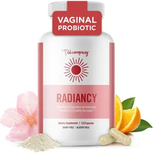 Radiancy Vaginal Probiotics for Women Vaginal Dryness pH Balance Odor Support Hyaluronic Acid Probiotics Vitamin C Multi Collagen 120 Capsules