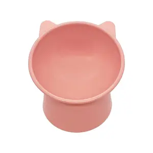 Elevated Tilted Cat Bowl – Ergonomic Raised Food & Water Dish for Better Digestion & Comfort