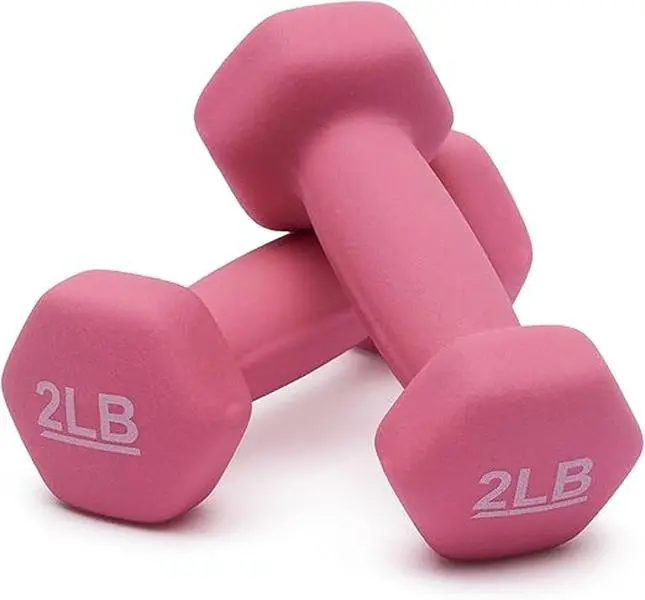 Neoprene Dumbbell Hand Weights 2 LB Neoprene Dumbbell Hand Weights 2 LB