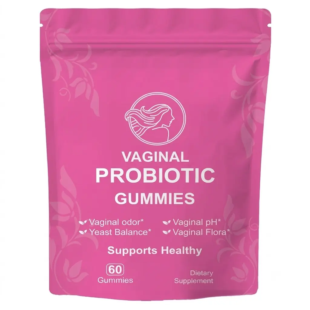 Vaginal Probiotic Gummies with Vitamin C pH Balance 60 Ct