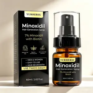 Minoxidil Spray 7% for Hair, Brows, and Beards, Promotes Growth, Hair Growth Stimulator, Suitable for Men and Women, Daily Use, Enhances Hair Health