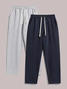 Women's Seamless High-Waisted Joggers Pants, 3-Pack Plain Color Commuter Fitness Sweatpants, Comfortable & Stylish Workout Wear, Casual Sports Trousers