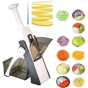 Adjustable Thickness Meat Slicer Vertical Vegetable Slicer Dicer Multipurpose Vegetable qykic mandoline slicer for kitchen